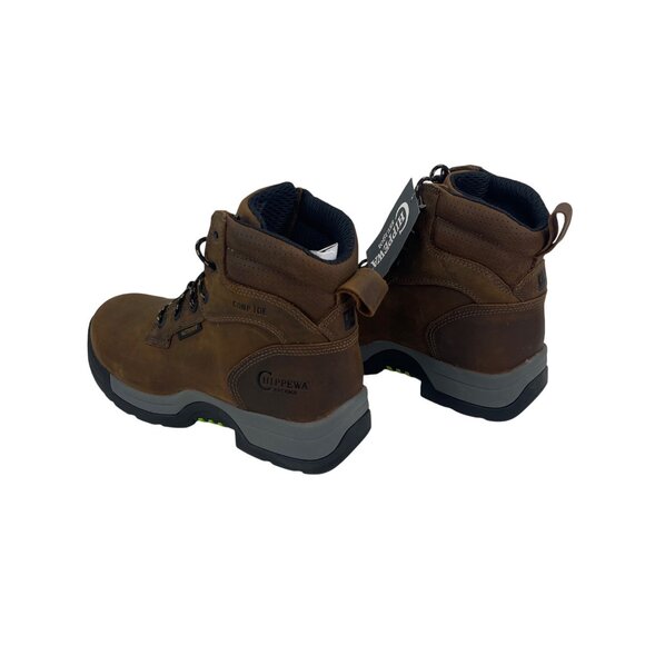 Chippewa 31001 Wide Width Safety Toe Mens Work Boots 10 EE - Picture 6 of 7